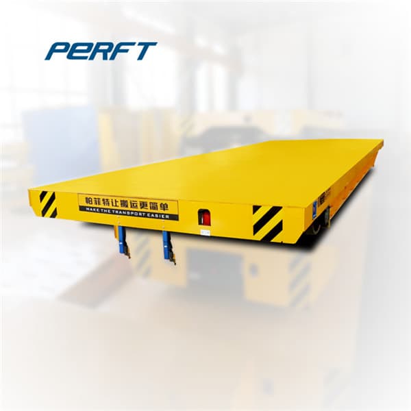 cable powered mold transfer cars for steel handling